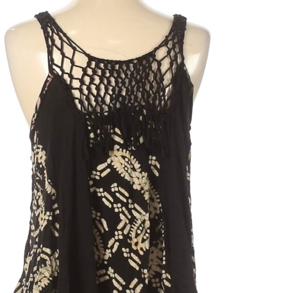 NWT,Free People Tiger Lily Boho Fringe Southwestern Braided Tank Top, Size Small - Picture 5 of 8